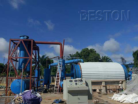 waste plastic recycling machine