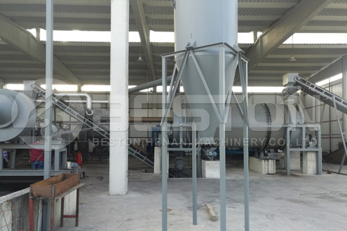 Beston Charcoal Making Machine Was Installed in Turkey