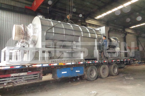 Shipment of Beston Bamboo Charcoal Equipment