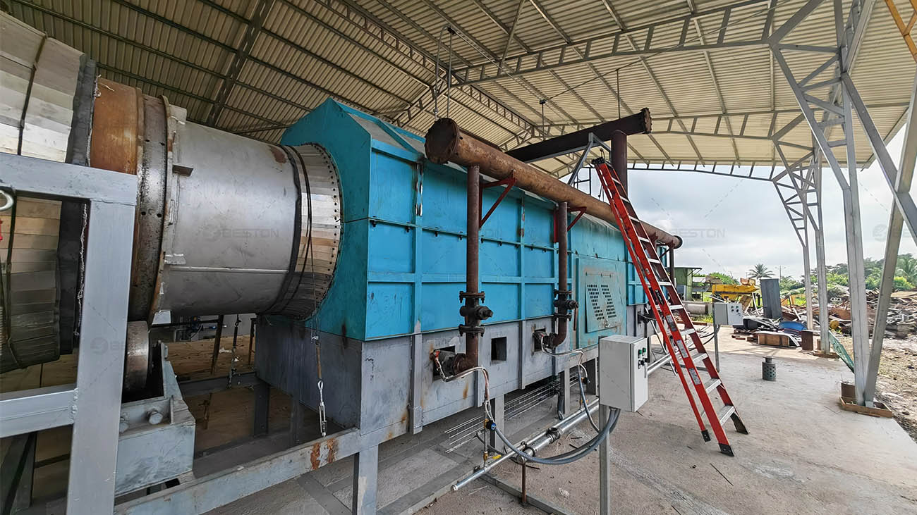 Intallation of Biomass Pyrolysis Plant